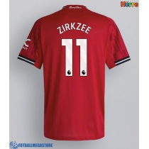 Fotballdrakt Herre Manchester United Joshua Zirkzee #11 Hjemmedrakt 2025-26 Kortermet